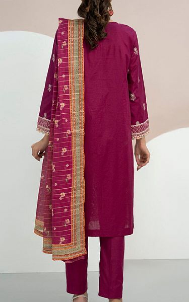 Vs Textile Pansy Purple Cotton Suit | Pakistani Winter Dresses in USA- Image 2