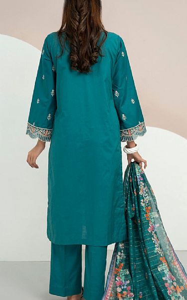 Vs Textile Teal Green Cotton Suit | Pakistani Winter Dresses in USA- Image 2
