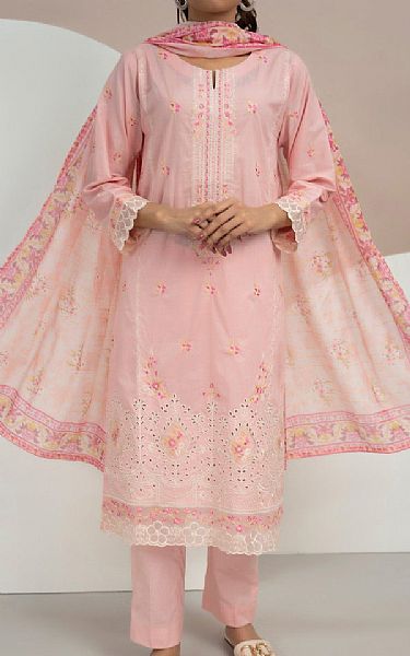 Vs Textile Pink Cotton Suit | Pakistani Winter Dresses in USA- Image 1