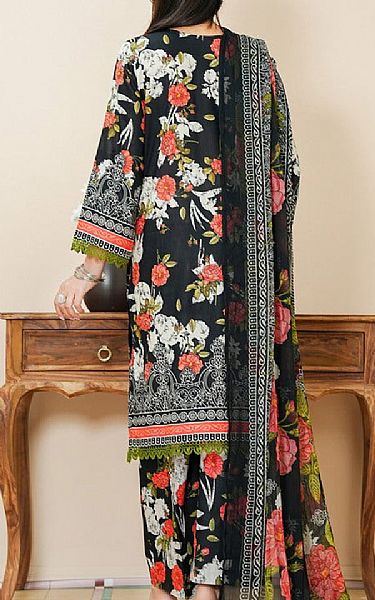 Vs Textile Black Lawn Suit | Pakistani Lawn Dress in USA- Image 2