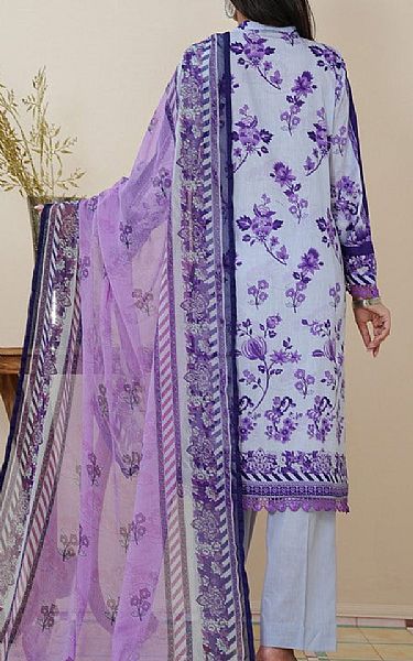 Vs Textile Cloudy Blue/Purple Lawn Suit | Pakistani Lawn Dress in USA- Image 2