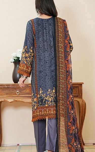 Vs Textile Storm Grey/Black Lawn Suit | Pakistani Lawn Dress in USA- Image 2