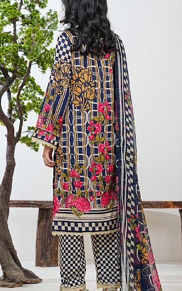 Vs Textile Navy Blue Lawn Suit | Pakistani Lawn Dress in USA- Image 2