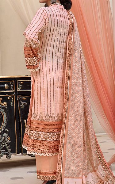 Vs Textile Cavern Pink Lawn Suit | Pakistani Lawn Suits- Image 2