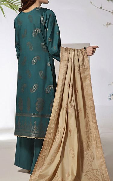 Vs Textile Teal Lawn Suit | Pakistani Lawn Suits- Image 2