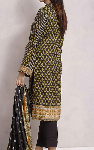 Vs Textile Dark Grey Linen Suit | Pakistani Dresses in USA- Image 2