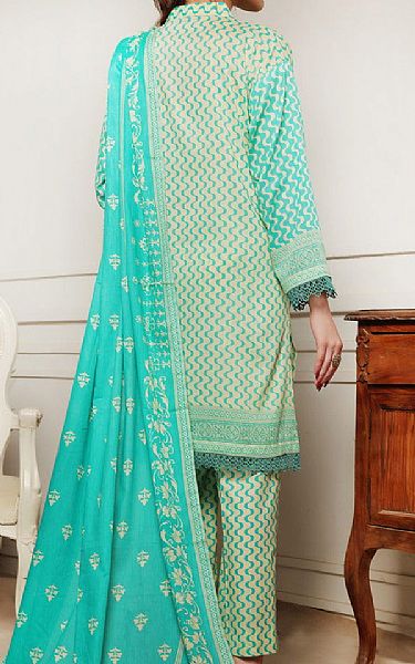 Vs Textile Sea Green Lawn Suit | Pakistani Lawn Dress in USA- Image 2