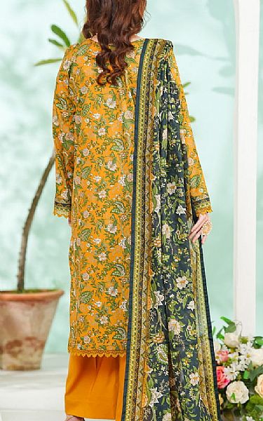 Vs Textile Orange Lawn Suit | Pakistani Lawn Dress in USA- Image 2