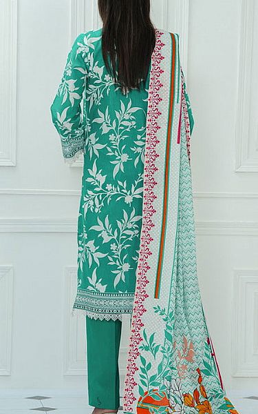 Vs Textile Aqua Lawn Suit | Pakistani Lawn Dress in USA- Image 2