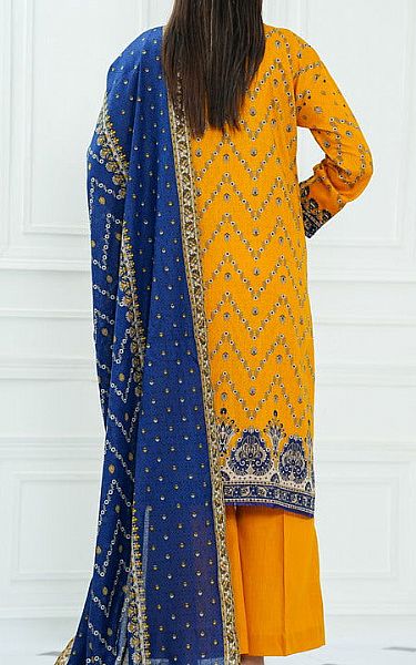 Vs Textile Mustard Lawn Suit | Pakistani Lawn Dress in USA- Image 2