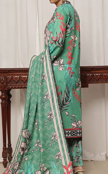 Vs Textile Emerald Green Khaddar Suit | Pakistani Winter Dresses in USA- Image 2