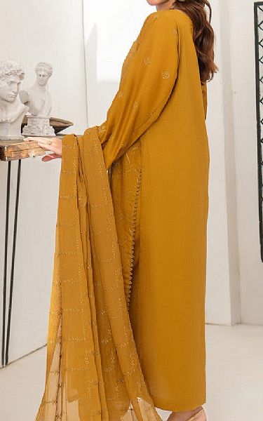 Vs Textile Golden Orange Lawn Suit | Pakistani Lawn Dress in USA- Image 2