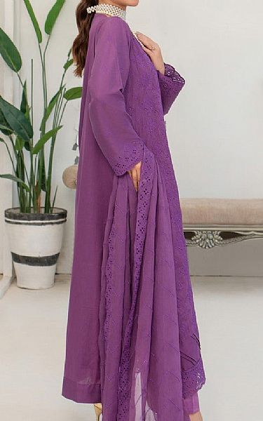Vs Textile Violet Lawn Suit | Pakistani Lawn Dress in USA- Image 2