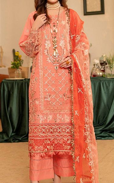 Vs Textile Coral Lawn Suit | Pakistani Lawn Dress in USA- Image 1