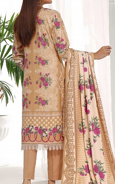 Vs Textile Fawn Dhanak Suit | Pakistani Winter Dresses- Image 2