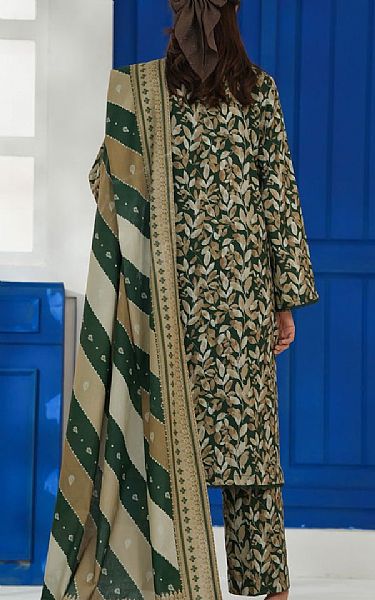 Vs Textile Green Cambric Suit | Pakistani Lawn Dress in USA- Image 2