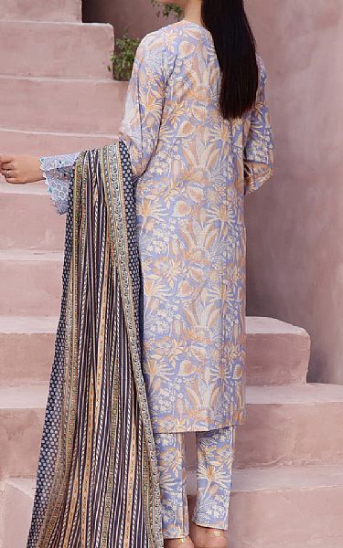 Vs Textile Peach/Cold Purple Lawn Suit | Pakistani Lawn Dress in USA- Image 2