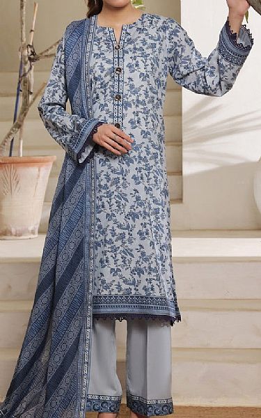 Vs Textile Grey Lawn Suit | Pakistani Lawn Dress in USA- Image 1