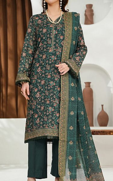 Vs Textile Gable Green Lawn Suit | Pakistani Lawn Dress in USA- Image 1