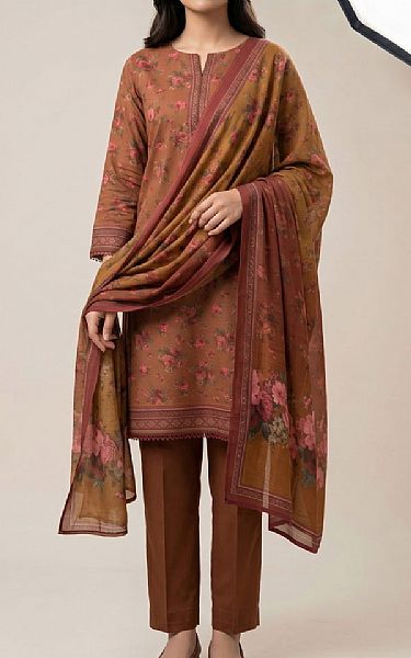 Vs Textile Bronze Lawn Suit | Pakistani Lawn Dress in USA- Image 1