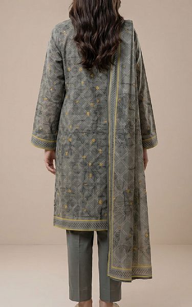 Vs Textile Dark Grey Lawn Suit | Pakistani Lawn Dress in USA- Image 2