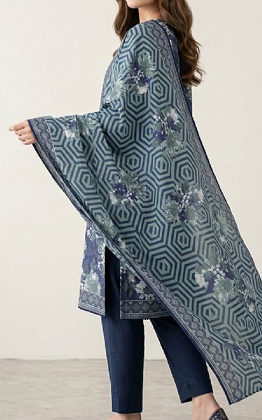 Vs Textile Navy Blue Lawn Suit | Pakistani Lawn Dress in USA- Image 2