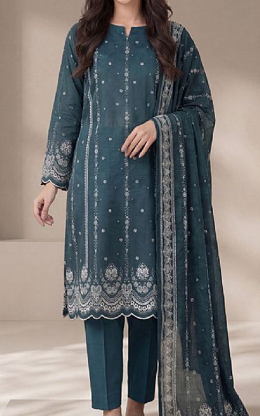 Vs Textile Slate Grey Lawn Suit | Pakistani Lawn Dress in USA- Image 1
