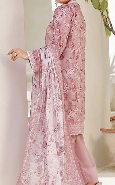 Vs Textile Faded Pink Lawn Suit | Pakistani Lawn Dress in USA- Image 2