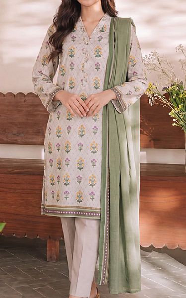 Vs Textile Off White Lawn Suit | Pakistani Lawn Dress in USA- Image 1