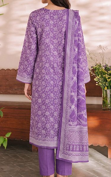 Vs Textile Dusty Purple/Off White Lawn Suit | Pakistani Lawn Dress in USA- Image 2