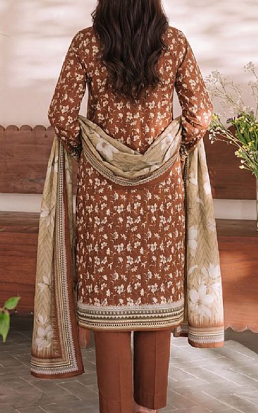 Vs Textile Brown Lawn Suit | Pakistani Lawn Dress in USA- Image 2