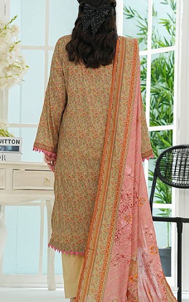 Vs Textile Beige Lawn Suit | Pakistani Lawn Dress in USA- Image 2
