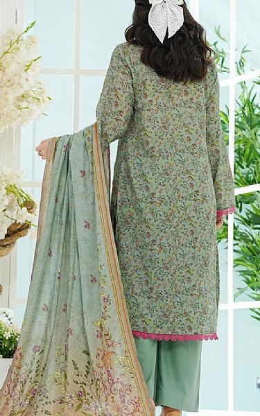 Vs Textile Summer Green Lawn Suit | Pakistani Lawn Dress in USA- Image 2