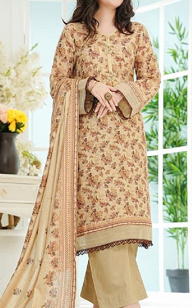 Vs Textile Fawn Lawn Suit | Pakistani Lawn Dress in USA- Image 1