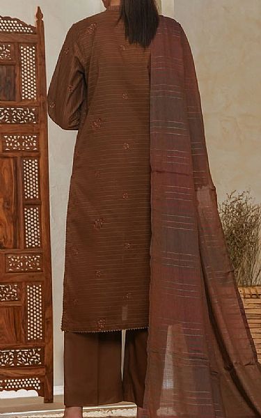Vs Textile Brown Lawn Suit | Pakistani Lawn Dress in USA- Image 2