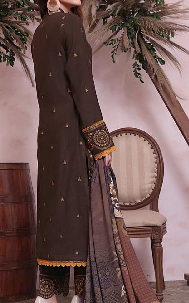 Vs Textile English Walnut Leather Suit | Pakistani Winter Dresses in USA- Image 2