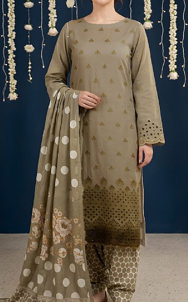Vs Textile Grey Lawn Suit | Pakistani Lawn Dress in USA- Image 1