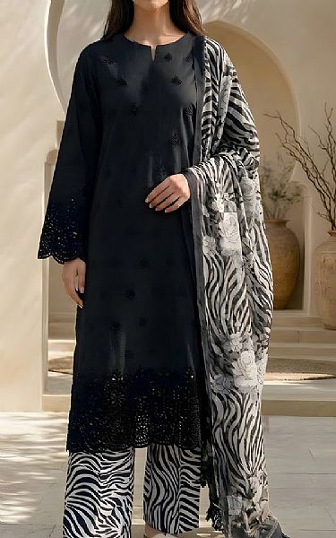 Vs Textile Black Lawn Suit | Pakistani Lawn Dress in USA- Image 1