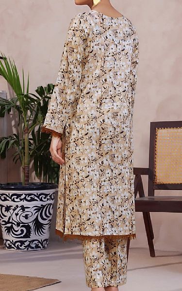 Vs Textile Ivory Lawn Suit (2 pcs) | Pakistani Lawn Dress in USA- Image 2