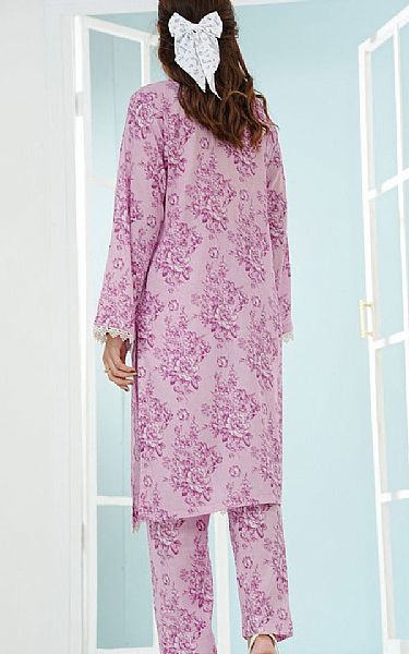 Vs Textile Pink Pearl Lawn Suit (2 pcs) | Pakistani Lawn Dress in USA- Image 2