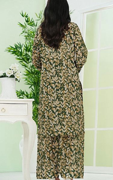 Vs Textile Green/Beige Lawn Suit (2 pcs) | Pakistani Lawn Dress in USA- Image 2