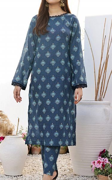 Vs Textile Pickled Bluewood Lawn Suit (2 pcs) | Pakistani Lawn Suits- Image 1