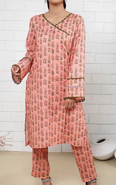 Vs Textile Pink Lawn Suit (2 pcs) | Pakistani Lawn Suits- Image 1