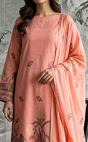 Vs Textile Sea Pink Lawn Suit | Pakistani Lawn Dress in USA- Image 2