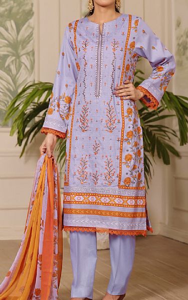 Vs Textile Lilac Lawn Suit | Pakistani Lawn Dress in USA- Image 1