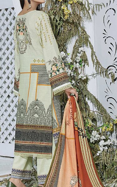 Vs Textile Pale Leaf Khaddar Suit | Pakistani Winter Dresses- Image 2