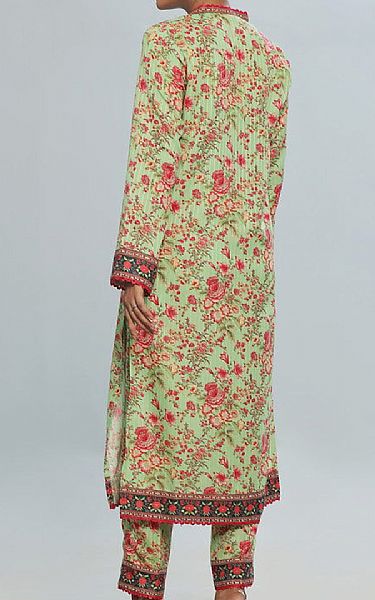 Vs Textile Light Green Lawn Suit (2 pcs) | Pakistani Lawn Dress in USA- Image 2