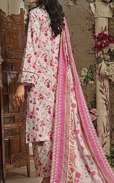 Vs Textile Light Pink Lawn Suit | Pakistani Lawn Suits- Image 2