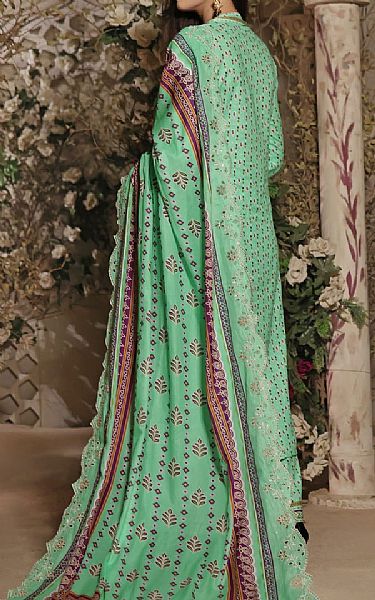 Vs Textile Dusty Green Lawn Suit | Pakistani Lawn Suits- Image 2