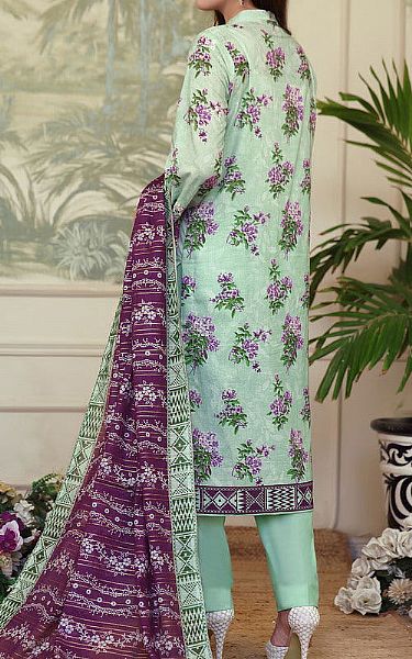 Vs Textile Aqua Lawn Suit | Pakistani Lawn Dress in USA- Image 2